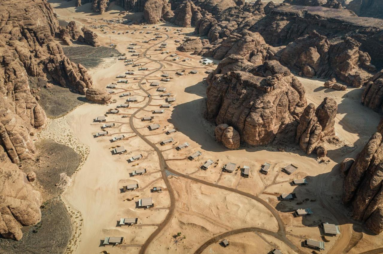 Our Habitas Alula Hotel Ал Ула Екстериор снимка Aerial view of the village